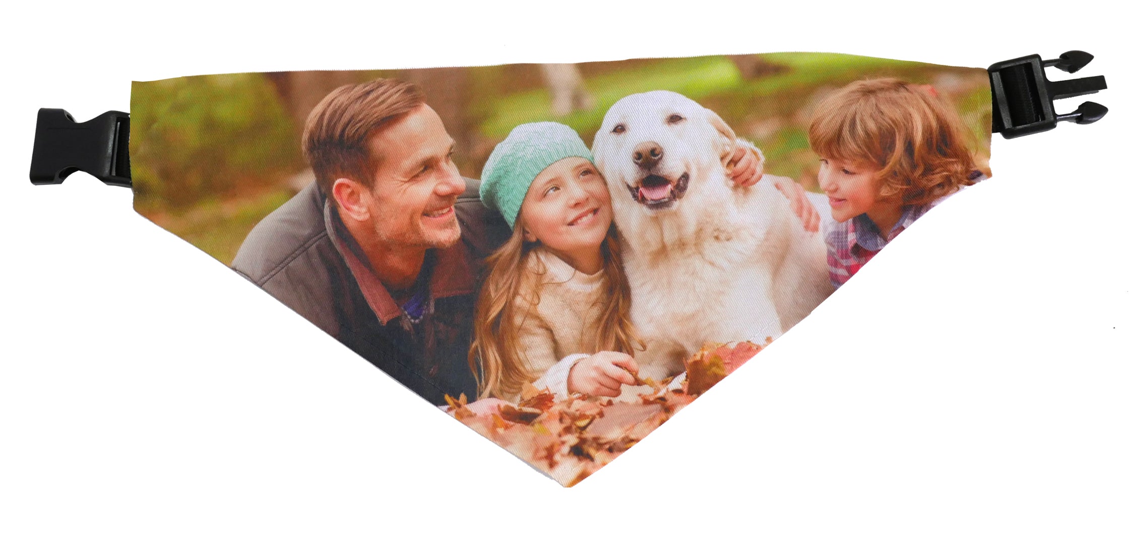 קולר לכלב עם בנדנה בהדפסה אישית – תמונה, שם או הקדשה