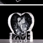 מסגרת תמונה קריסטל בהתאמה אישית – חריטה בלייזר לפי תמונה