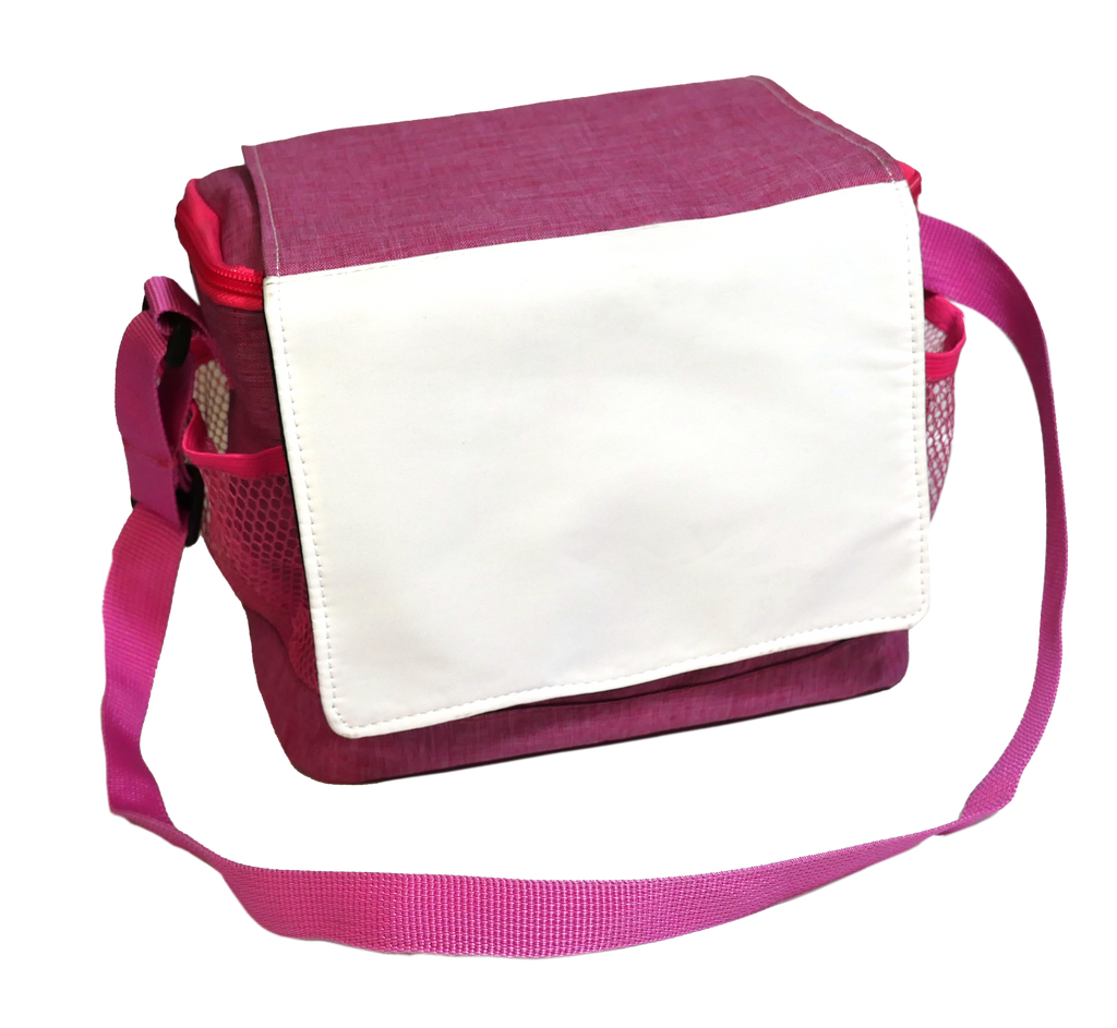 צידנית אישית לילדים  – 2 צבעים כחול / ורוד עם הדפסה אישית