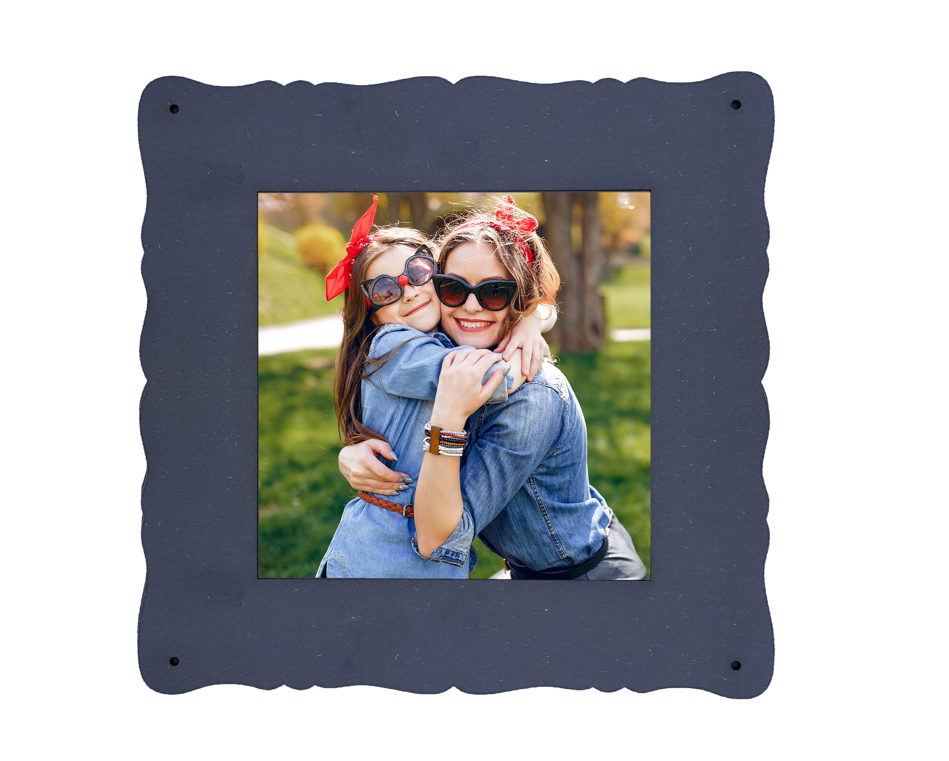 לוח MDF שחור אינסטגרם 30×30 ס״מ – תמונה אחת בעיצוב אישי