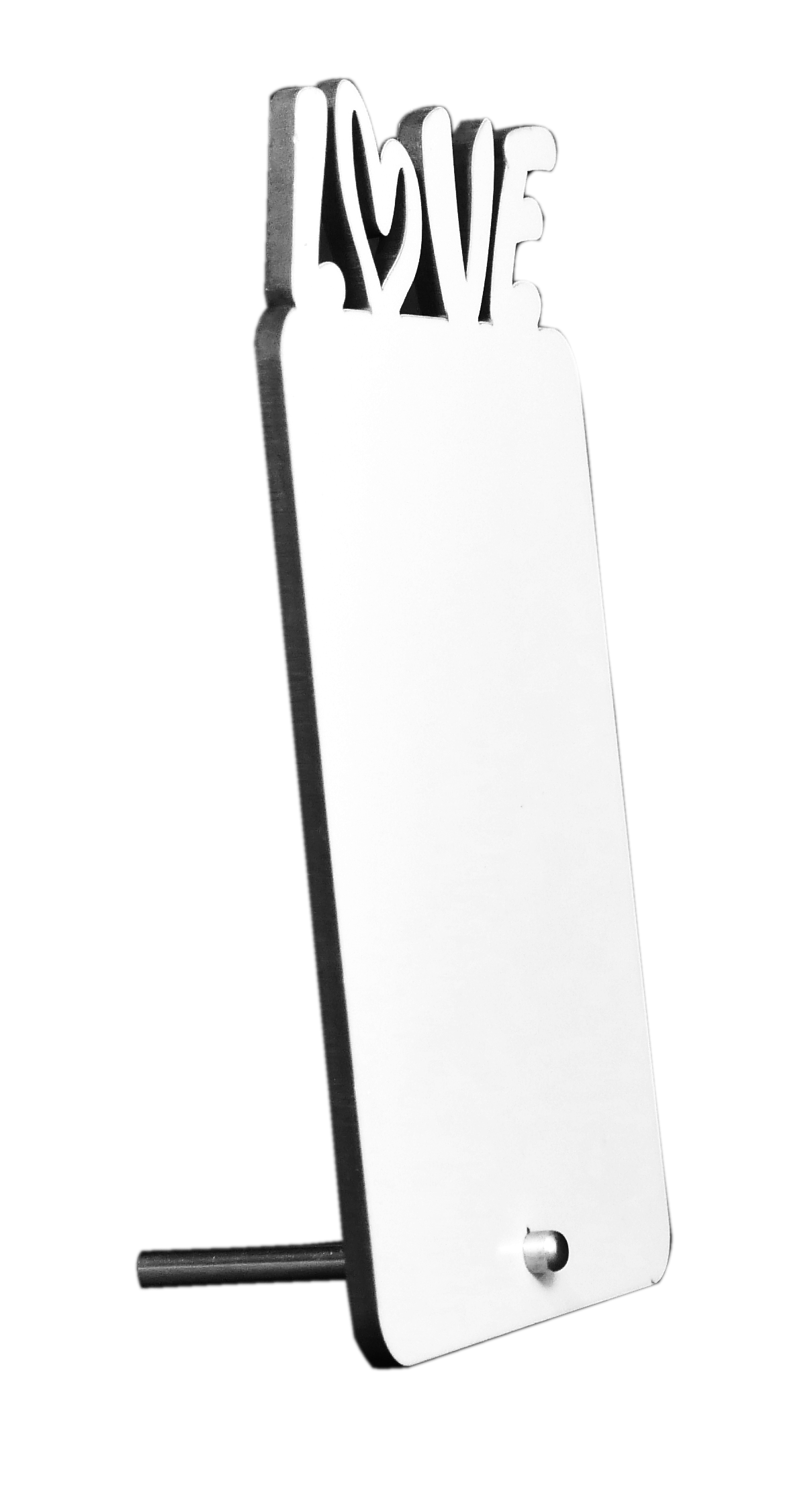 מעמד עץ עם כיתוב LOVE ותמונה אישית – מתנה רומנטית