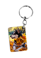 מחזיק מפתחות מלבן מעץ עם הדפסה אישית – מתנה מקורית וממותגת