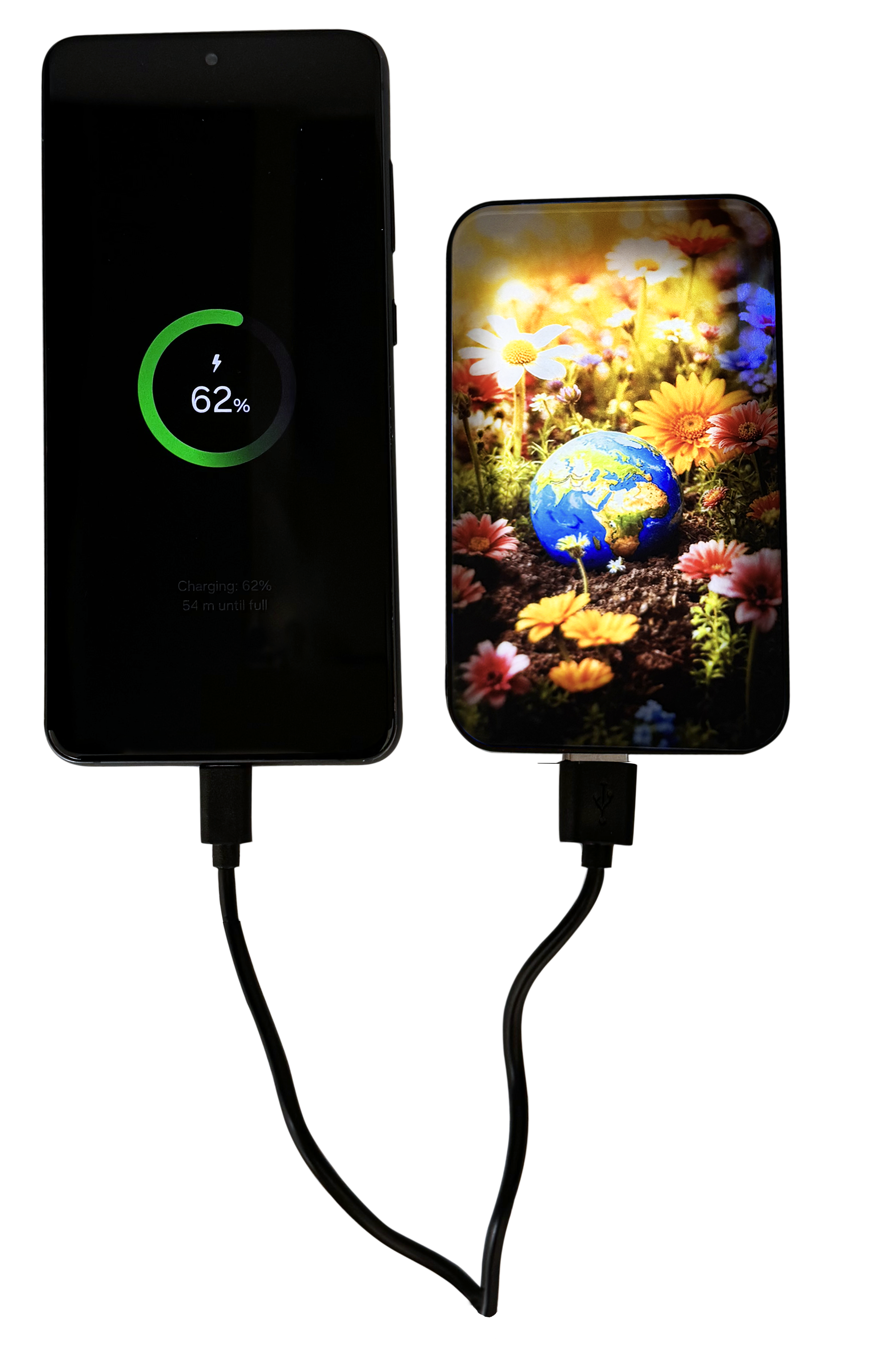 מטען נייד 5000mAh בעיצוב אישי – עם תמונה או לוגו חברה