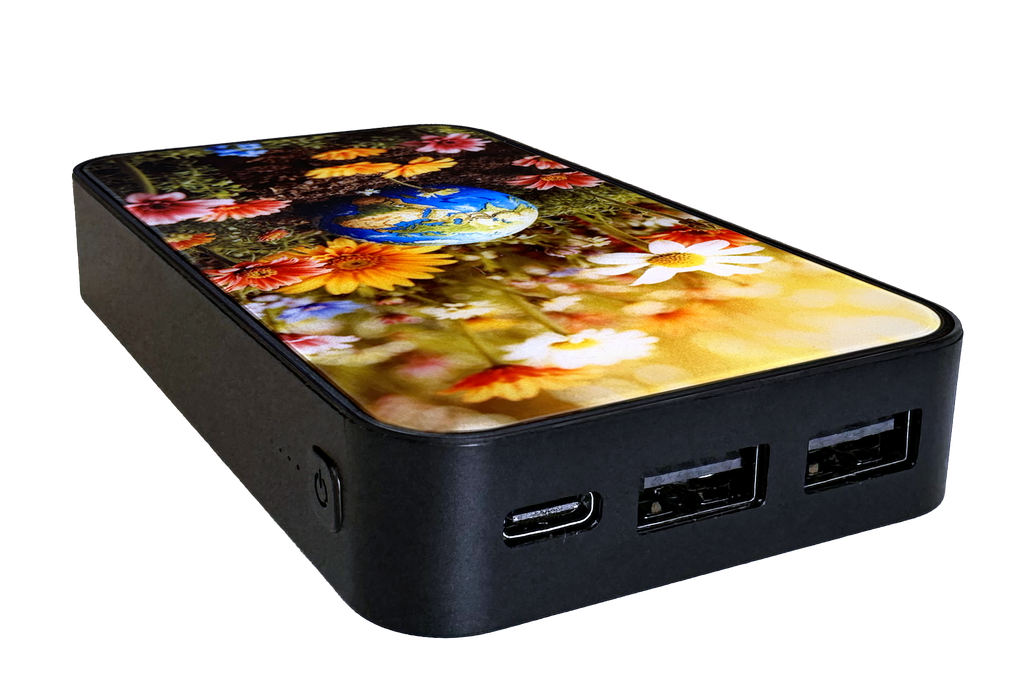 מטען נייד 5000mAh בעיצוב אישי – עם תמונה או לוגו חברה