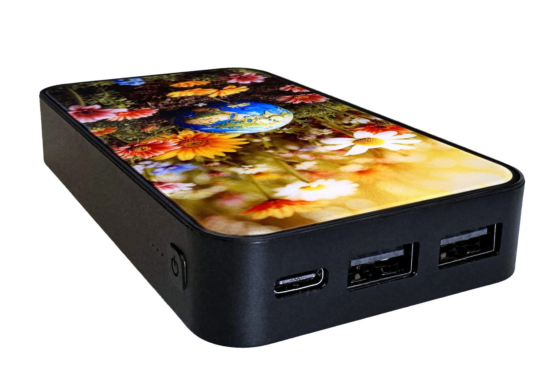 מטען נייד 5000mAh בעיצוב אישי – עם תמונה או לוגו חברה