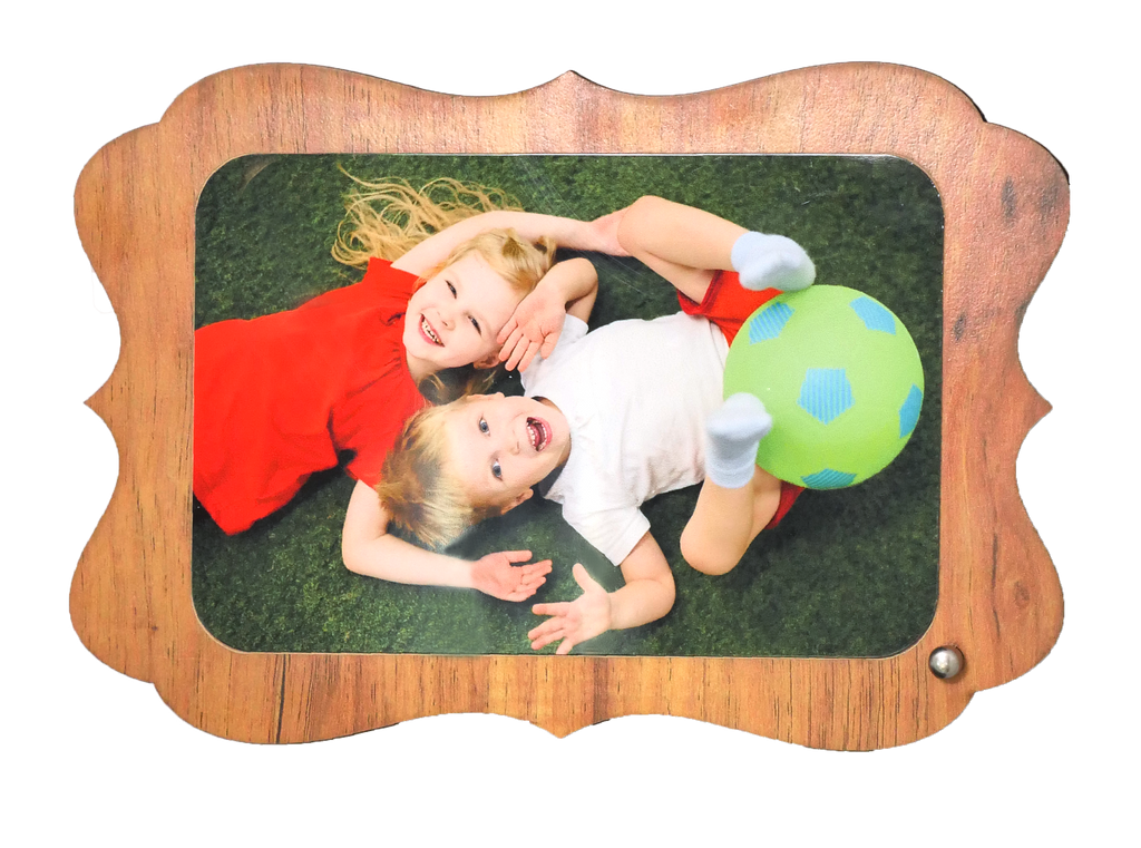 מעמד עץ שולחני “אלון מבוקע” – תמונה אחת על אלומיניום