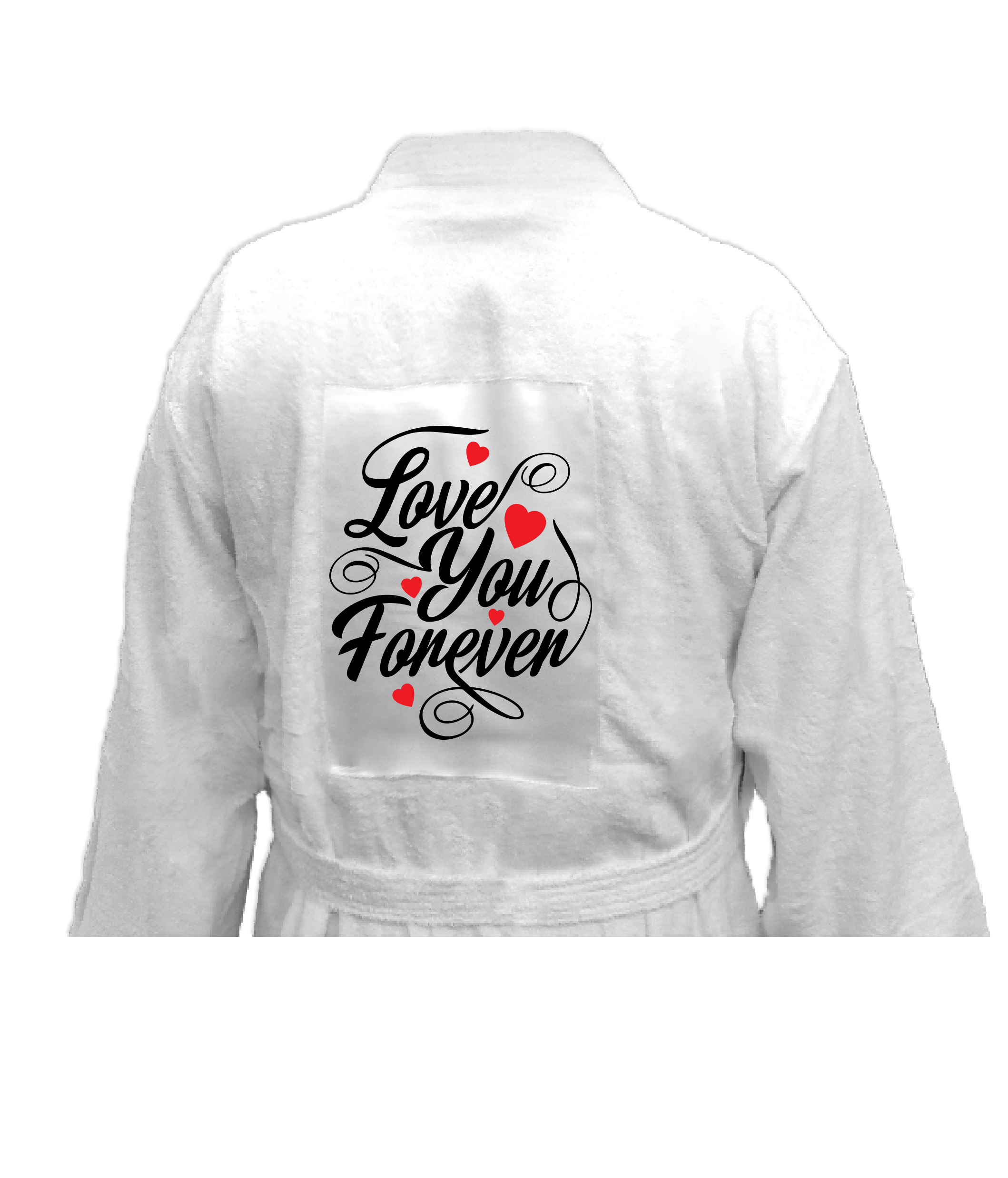 חלוק מגבת למבוגר בעיצוב אישי – הדפסה עם שם / הקדשה | Shlo’s